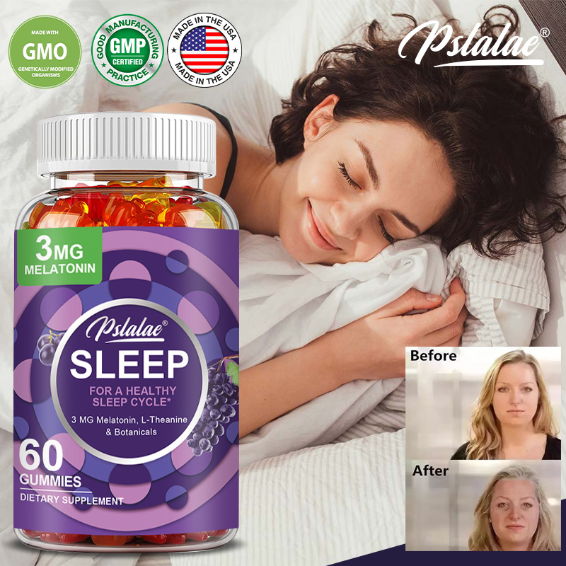 Melatonin Sleep Gummy - Gomitas para Dormir - Relajación, Reduce