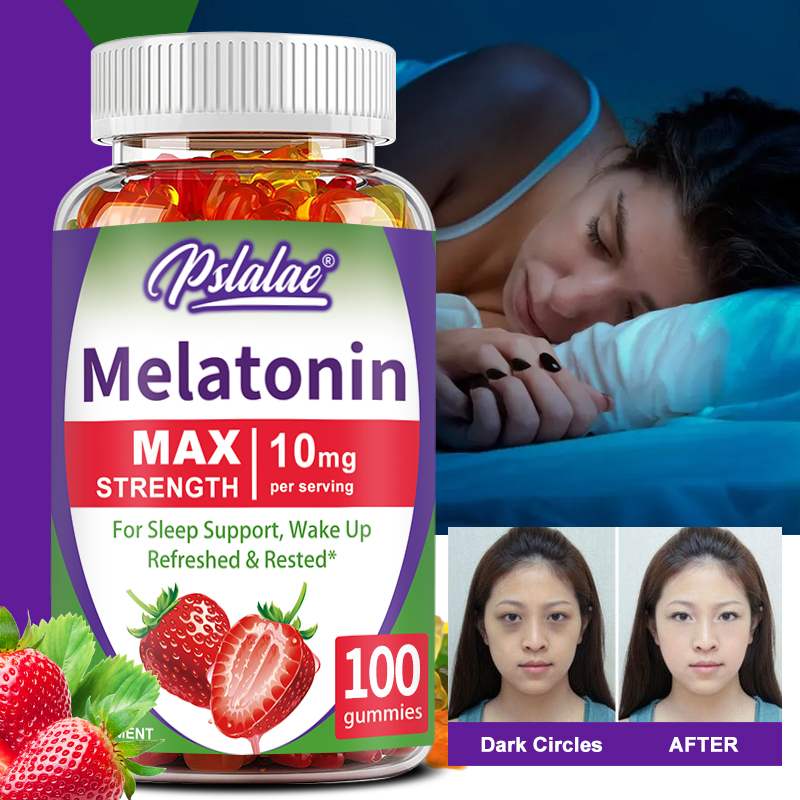 Melatonin Sleep Gummy - Gomitas de melatonina: combatir el insomnio,