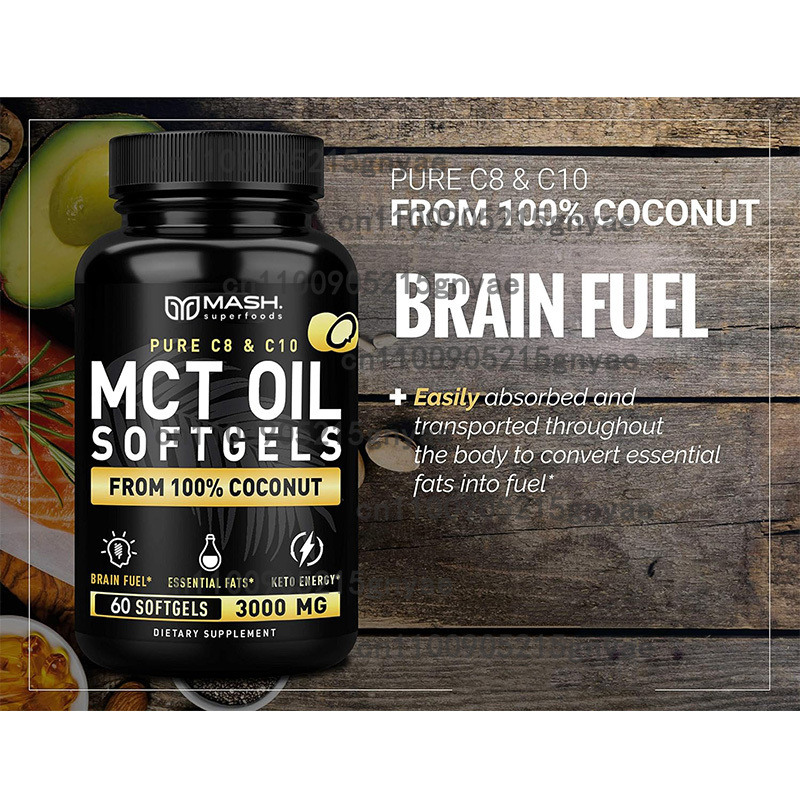 Mct Oil Coconut - Aceite MCT 3600 Mg C8 C10