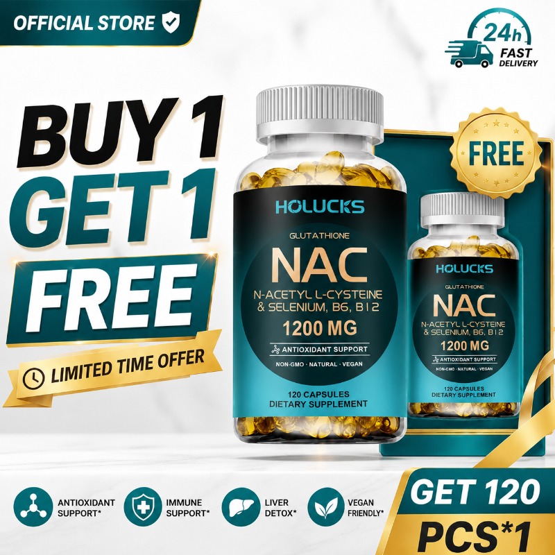 Nac N Acetyl Cysteine - Suplemento NAC, con 1200 mg de