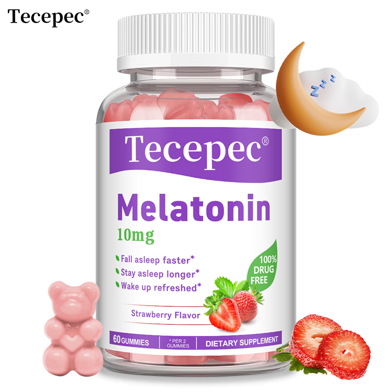 Melatonin Sleep Gummy - Gomitas de melatonina de 10 mg,