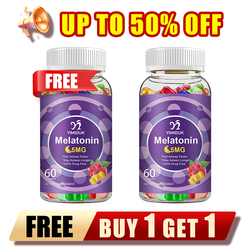 Melatonin Sleep Gummy - Gomitas de Melatonina 5Mg, Alivian el