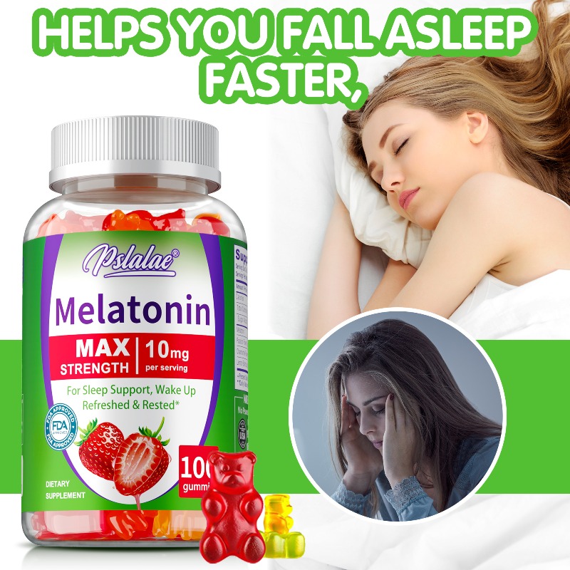 Melatonin Sleep Gummy - Melatonina Gummy: ayuda a dormir, mejora