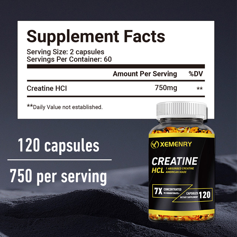 Cápsulas de Creatina HCl, Aume - Creatine Hcl Capsule reseña y precio