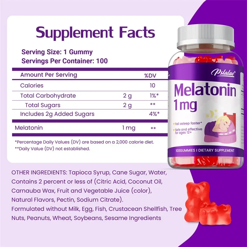 Gomitas de Melatonina 1mg - Ay - Melatonin Sleep Gummy reseña y precio