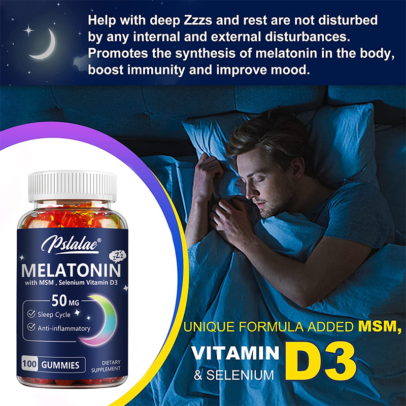 Gomitas de melatonina 50 mg: a - Melatonin Sleep Gummy reseña y precio