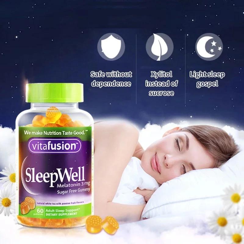 American Vitafusion Sleepwell  - Melatonin Sleep Gummy reseña y precio