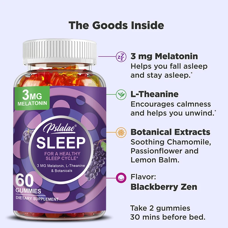Gomitas para Dormir - Relajaci - Melatonin Sleep Gummy reseña y precio