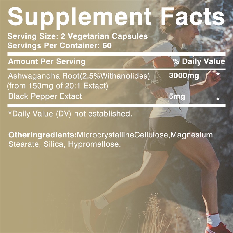 Cápsulas de Extracto de Raíz d - Ashwagandha Extract Root reseña y precio