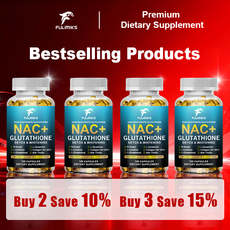Suplemento de NAC + Glutatión  - Nac N Acetyl Cysteine reseña y precio