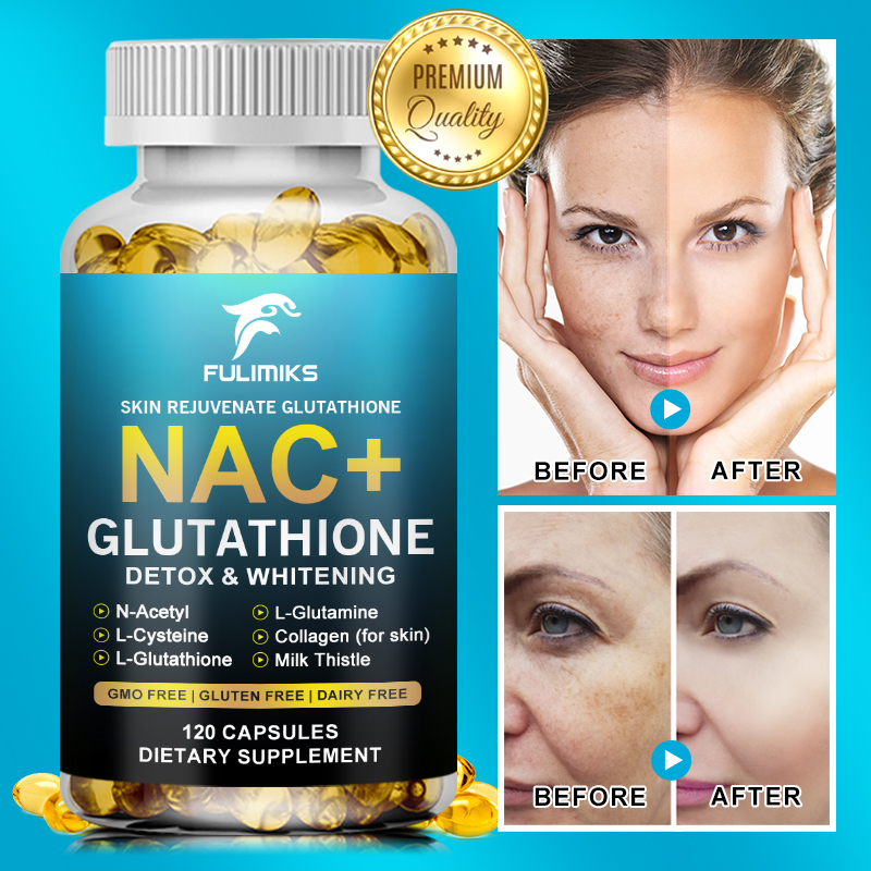 Suplemento de NAC + Glutatión  - Nac N Acetyl Cysteine reseña y precio
