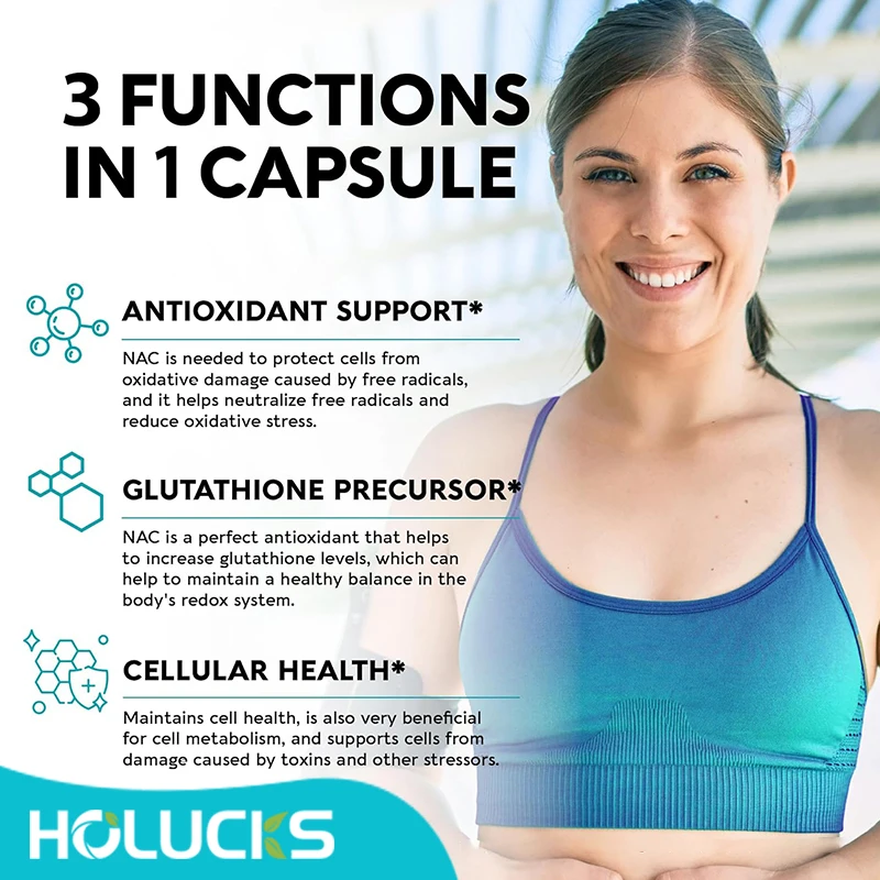 Suplemento de Glutatión NAC, C - Nac N Acetyl Cysteine reseña y precio
