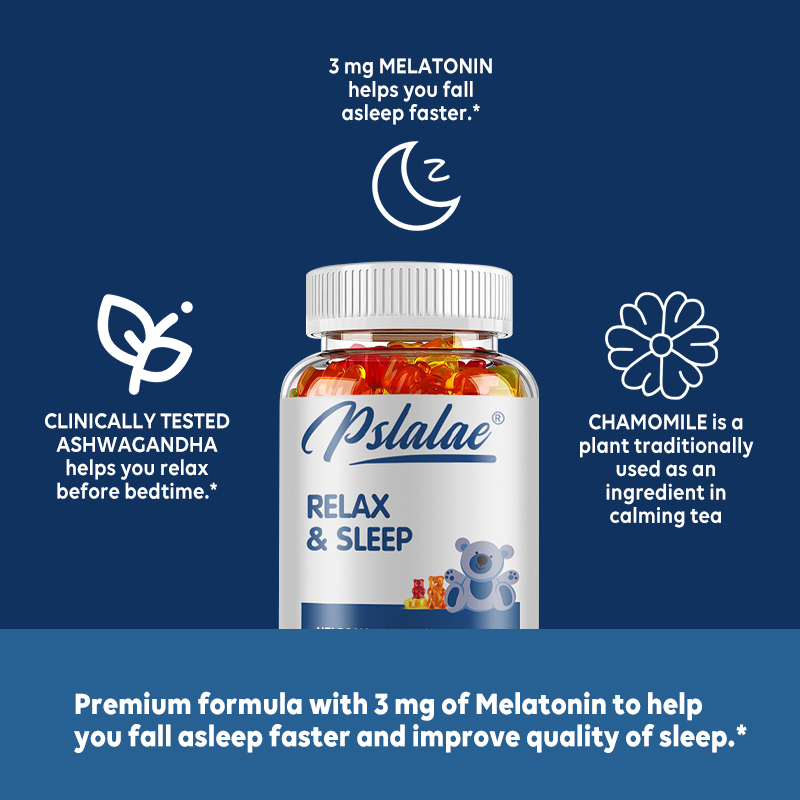 Relájate y duerme - con melato - Melatonin Sleep Gummy reseña y precio