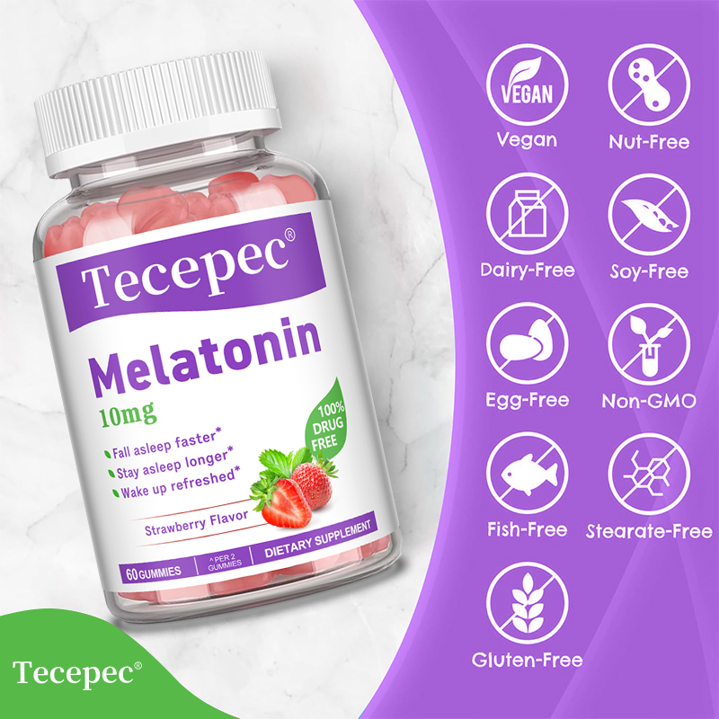 Gomitas de melatonina de 10 mg - Melatonin Sleep Gummy reseña y precio