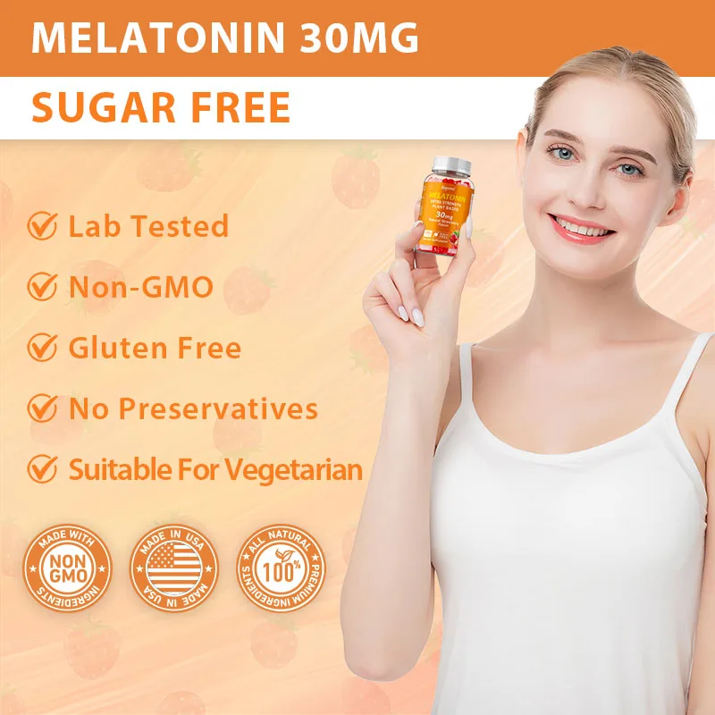 Melatonina 30 mg - Calma la me - Melatonin Sleep Gummy reseña y precio