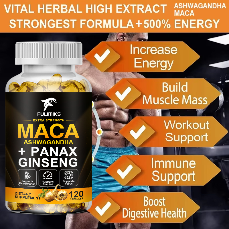 Mezcla Triple de Maca con Gins - Ashwagandha Extract Root reseña y precio