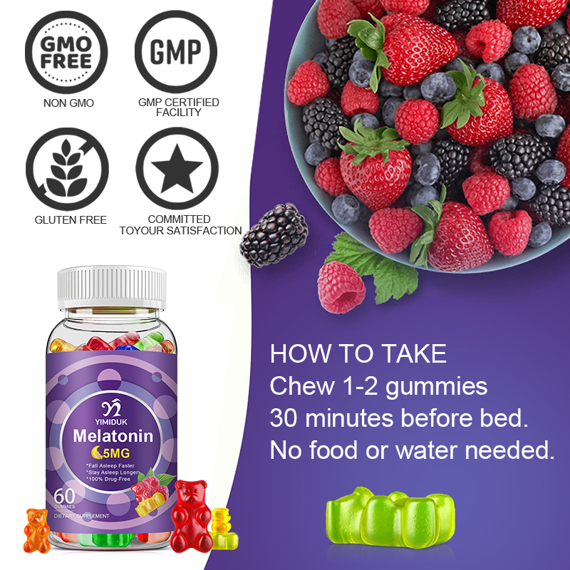 Gomitas de Melatonina 5Mg, Ali - Melatonin Sleep Gummy reseña y precio