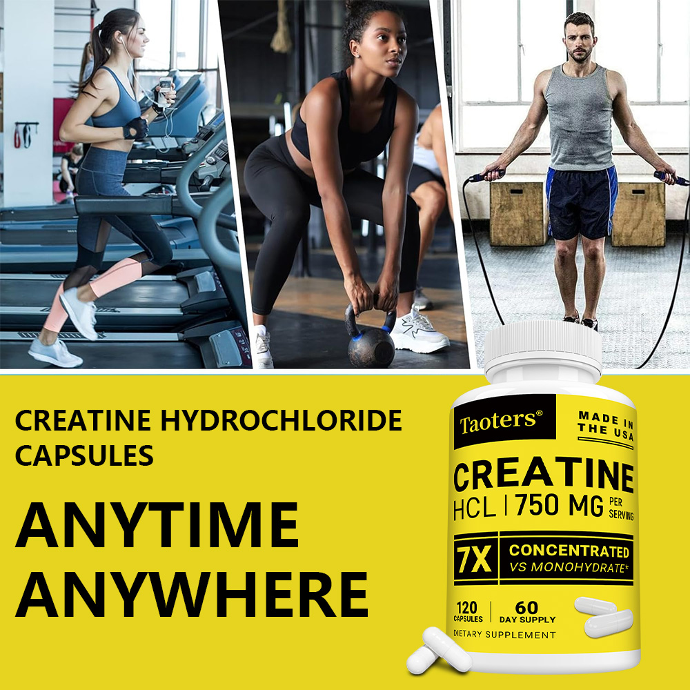 Creatina HCl - Aumenta la Ener - Creatine Hcl Capsule reseña y precio