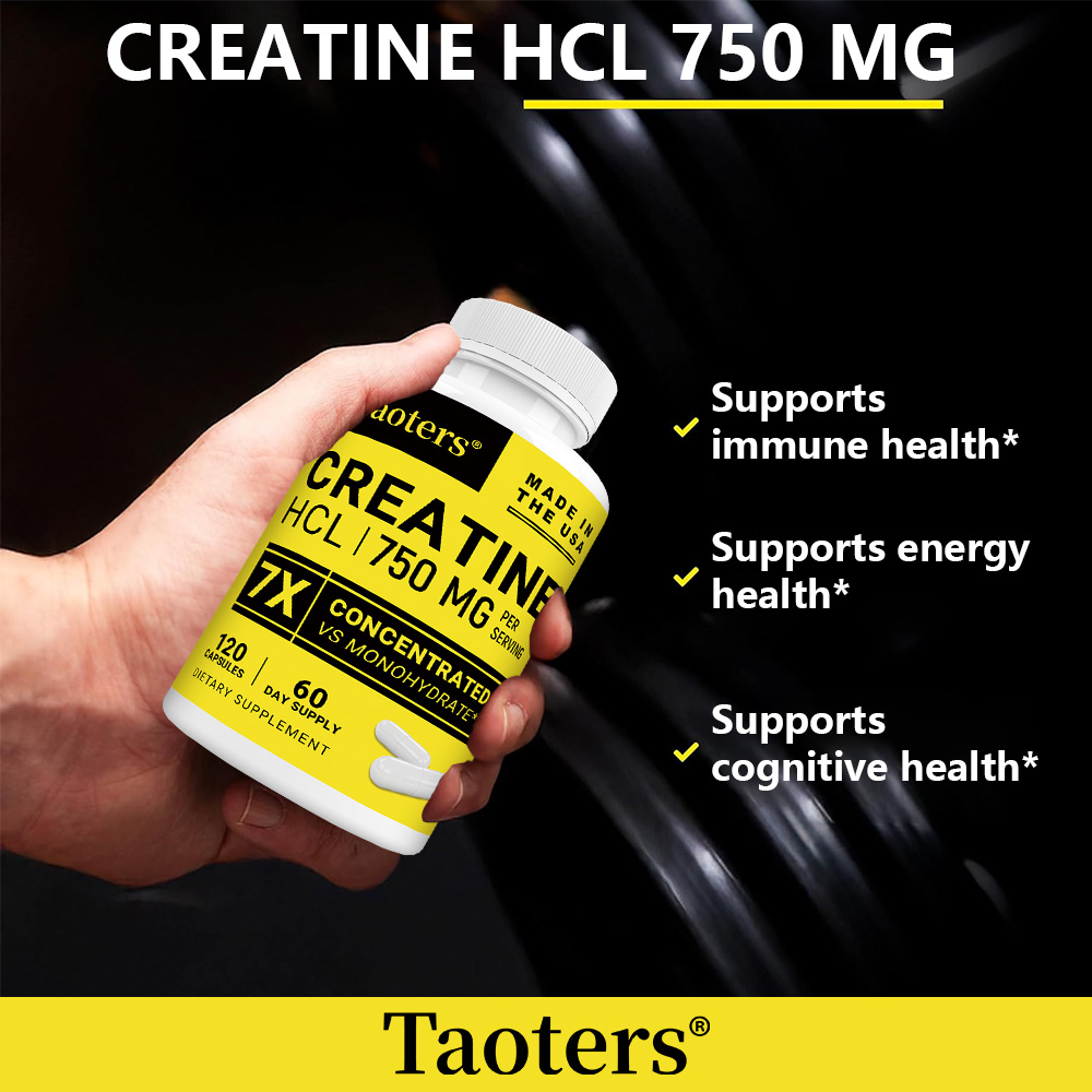Creatina HCl - Aumenta la Ener - Creatine Hcl Capsule reseña y precio