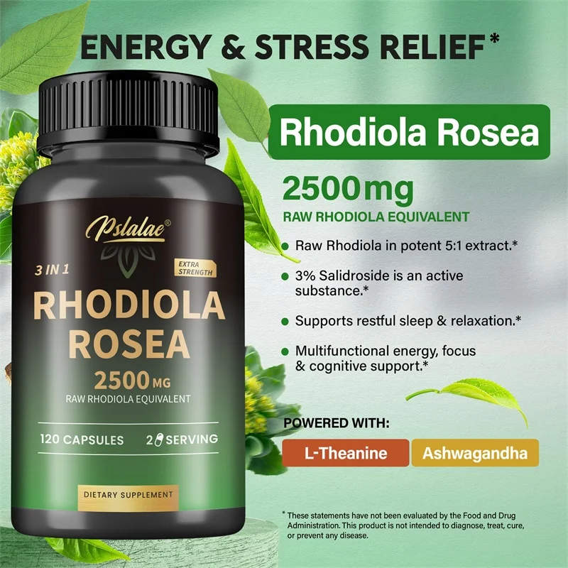 Suplemento de Rhodiola Rosea M - Ashwagandha Extract Root reseña y precio