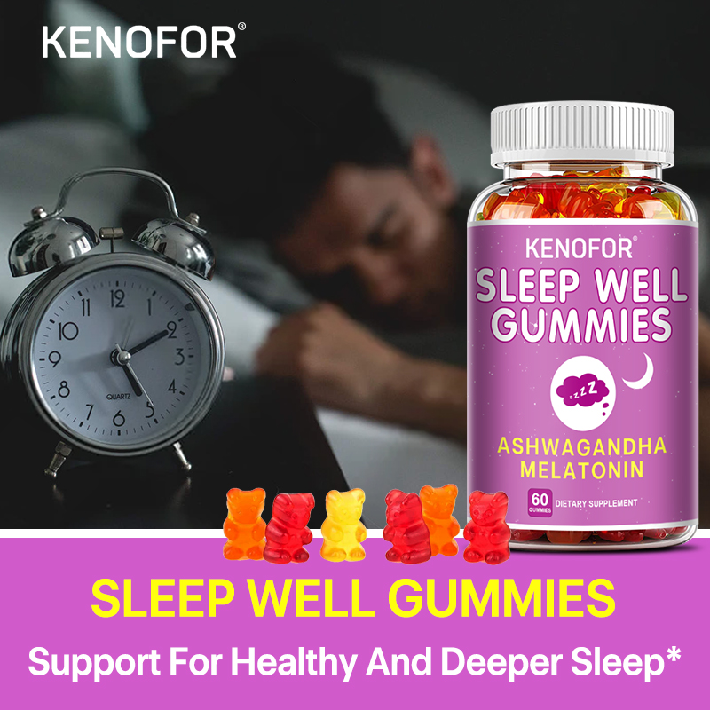 Melatonina + gomitas Ashwagand - Melatonin Sleep Gummy reseña y precio