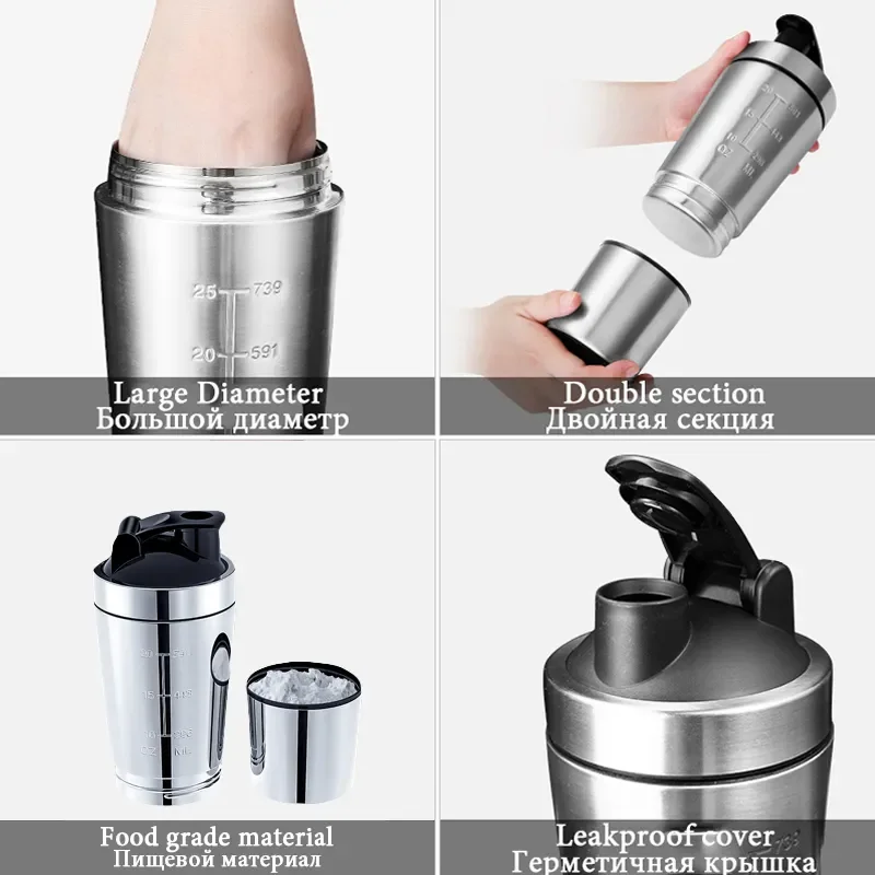 Taza agitadora de proteínas de - Nutrition Sports Fitness reseña y precio