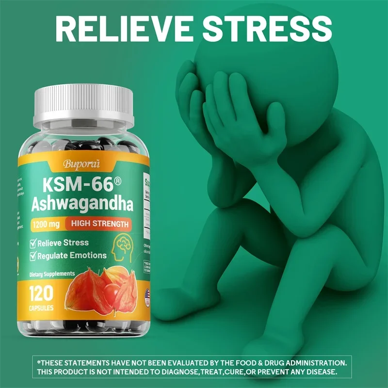 KSM-66 Ashwagandha Cápsulas Ve - Ashwagandha Extract Root reseña y precio