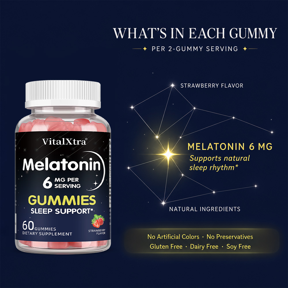 Gomitas de Melatonina 6mg, Apo - Melatonin Sleep Gummy reseña y precio