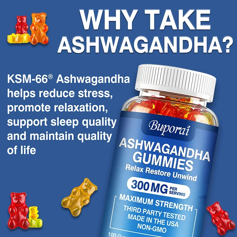 Gomitas de Ashwagandha - Alivi - Ashwagandha Extract Root reseña y precio