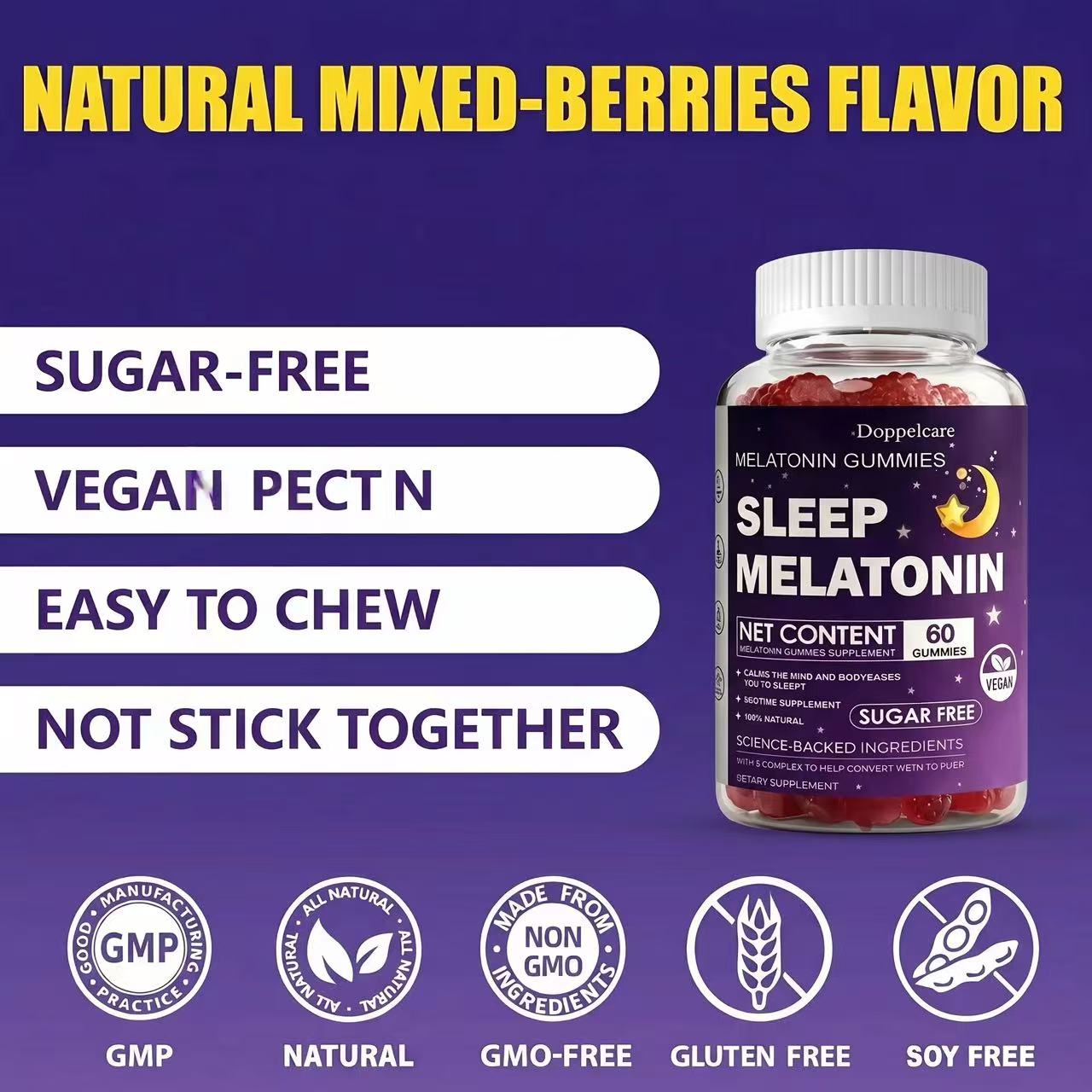 Gomitas de Melatonina para Dor - Melatonin Sleep Gummy reseña y precio