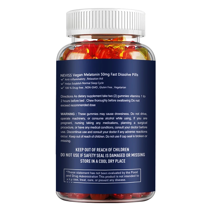 Gomitas de melatonina 50 mg: a - Melatonin Sleep Gummy reseña y precio