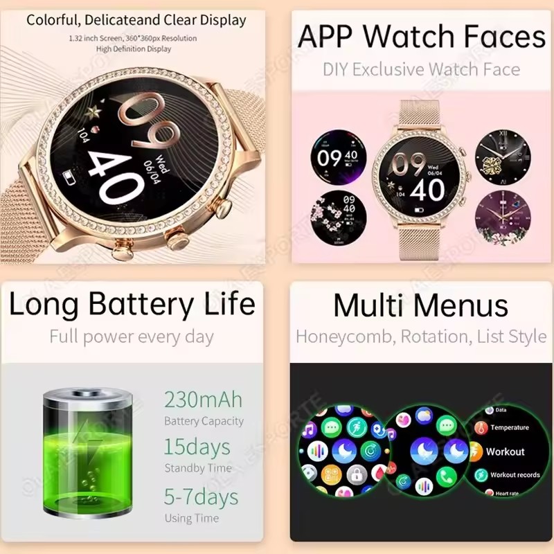Elegante Reloj Inteligente par - Nutrition Gym reseña y precio