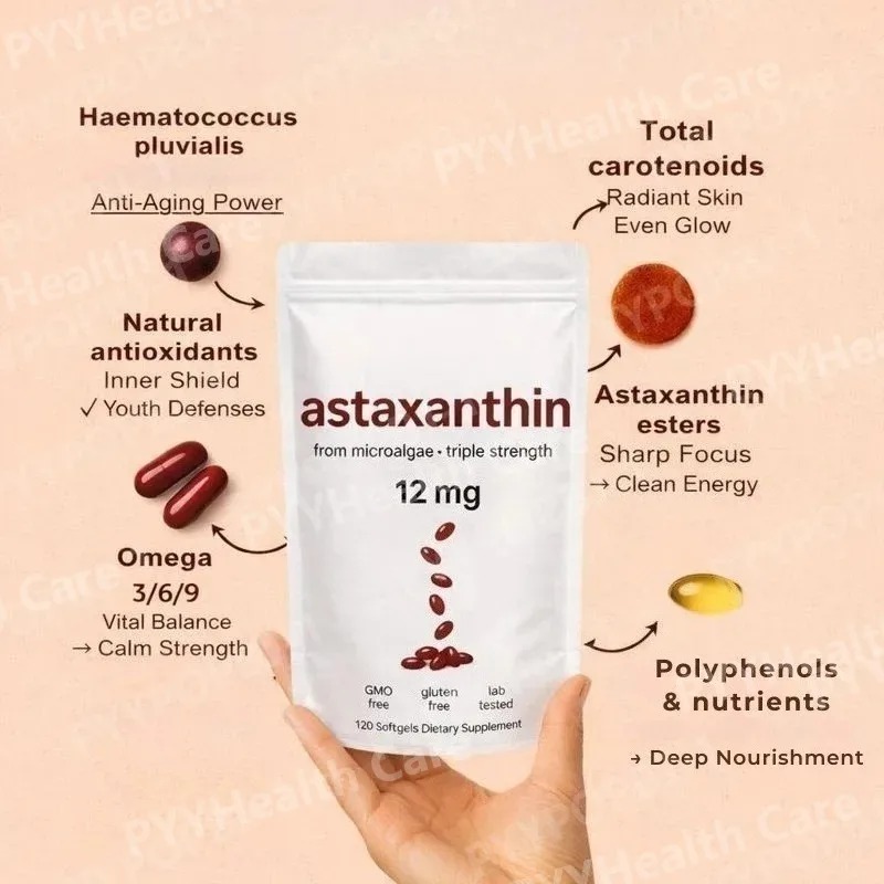 Cápsulas blandas de astaxantin - Mct Oil Coconut reseña y precio
