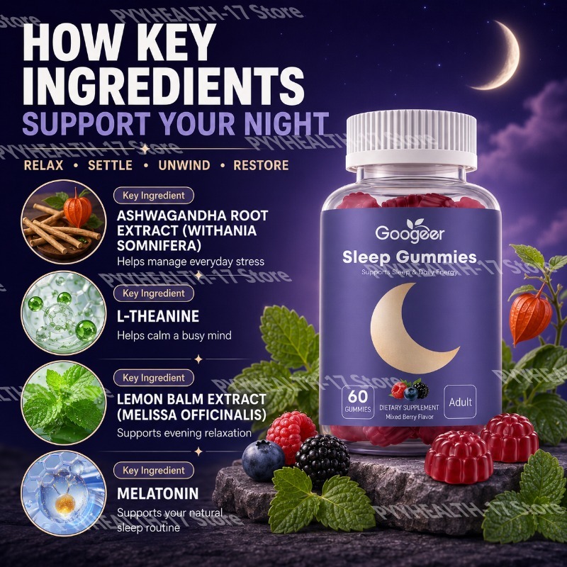 Gomitas para Dormir Googeer pa - Melatonin Sleep Gummy reseña y precio